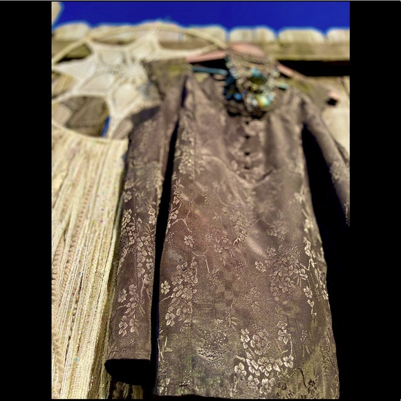 Cherry blossom Satin and Lace Bardot Bustier style Blouse - Picture 6 of 6